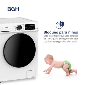 Lavarropas BGH Inverter Carga Frontal 6kg BWFI06W24AR - Imagen 5