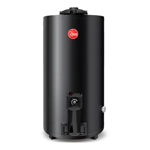 Termotanque a Gas Rheem Performance 80 Lts Carga Superior Pie Negro