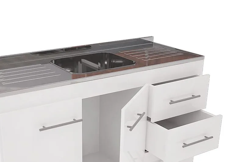 Bajo Mesada Oralndi 1.40 Blanco 3014 - Imagen 2