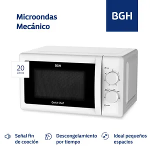 Microondas BGH Quick Chef 20 litros B120M20 - Imagen 2