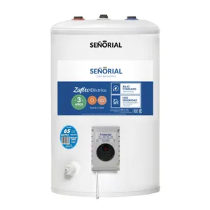 Termotanque Eléctrico Señorial 65 Lts Carga Superior Pie/Colgar Blanco