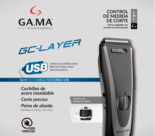 Corta Pelo Ga.Ma Italy GC LAYER - Imagen 4
