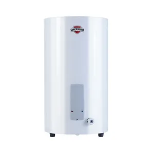 Termotanque Eléctrico Sherman 85 Lts Carga Superior Pie Blanco