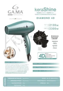 Secador de cabellos GA.MA Diamond 4D Kerashine 2300W - Imagen 10