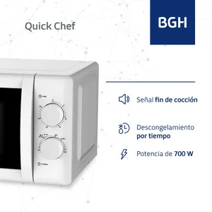 Microondas BGH Quick Chef 20 litros B120M20 - Imagen 3