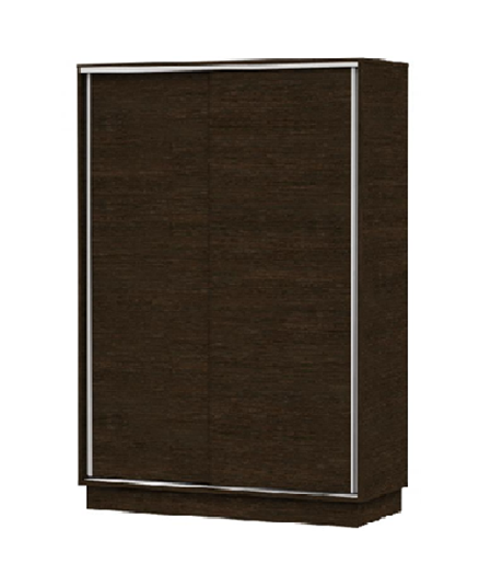 Placard Corredizo Dielfe 1.35 2 Puertas PE135 Wengue