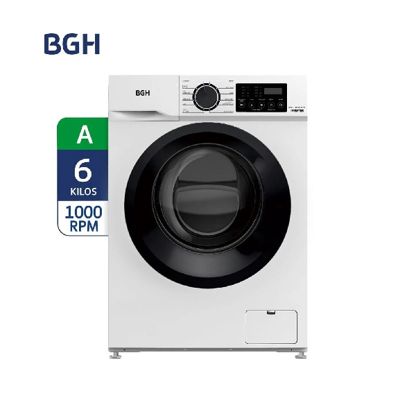 Lavarropas BGH Inverter Carga Frontal 6kg BWFI06W24AR