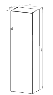 Despensero Dielfe D050 Blanco - Imagen 4