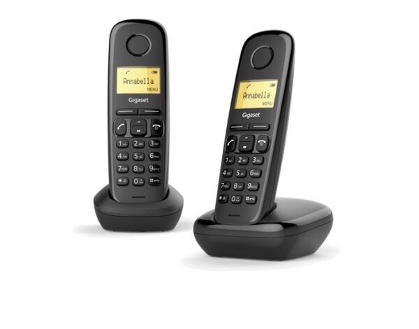 Telefono Inalambrico Gigaset A170 Duo Negro