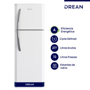 Heladera con freezer Cíclica Drean HDR280F00B 277Lts Blanca