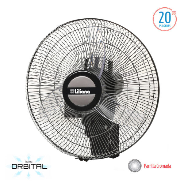 Ventilador de Pared Liliana VVWOC20 Orbital 20"