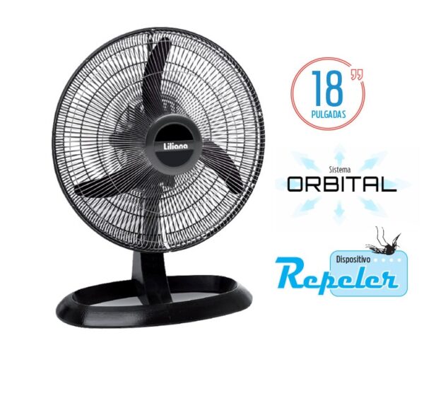 Turboventilador de Mesa Liliana VVOTR18 18"