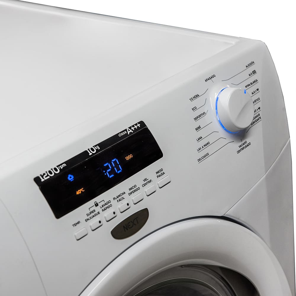 Lavarropas Carga Frontal Drean NEXT 10.12 P ECO Inverter 10 Kg Blanco - Imagen 3