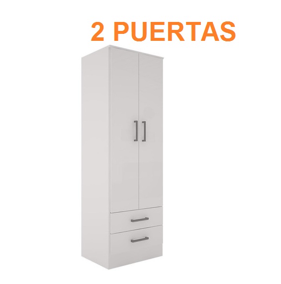 Placard Orlandi Bahía 60cm 2 Puertas 2 Cajones Venecia 3545