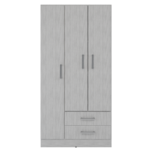 Placard Orlandi Bahía 90cm 3 Puertas 2 Cajones Jacaranda 3534