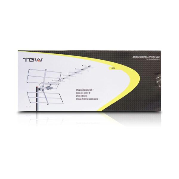 Kit Antena + 20mts Cable Coaxial Tda Tagwood Digital Externa