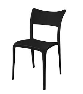 Silla Unican Verona Polipropileno Color Negro