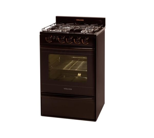 Cocina volcan 87653V MARRON 55 CM