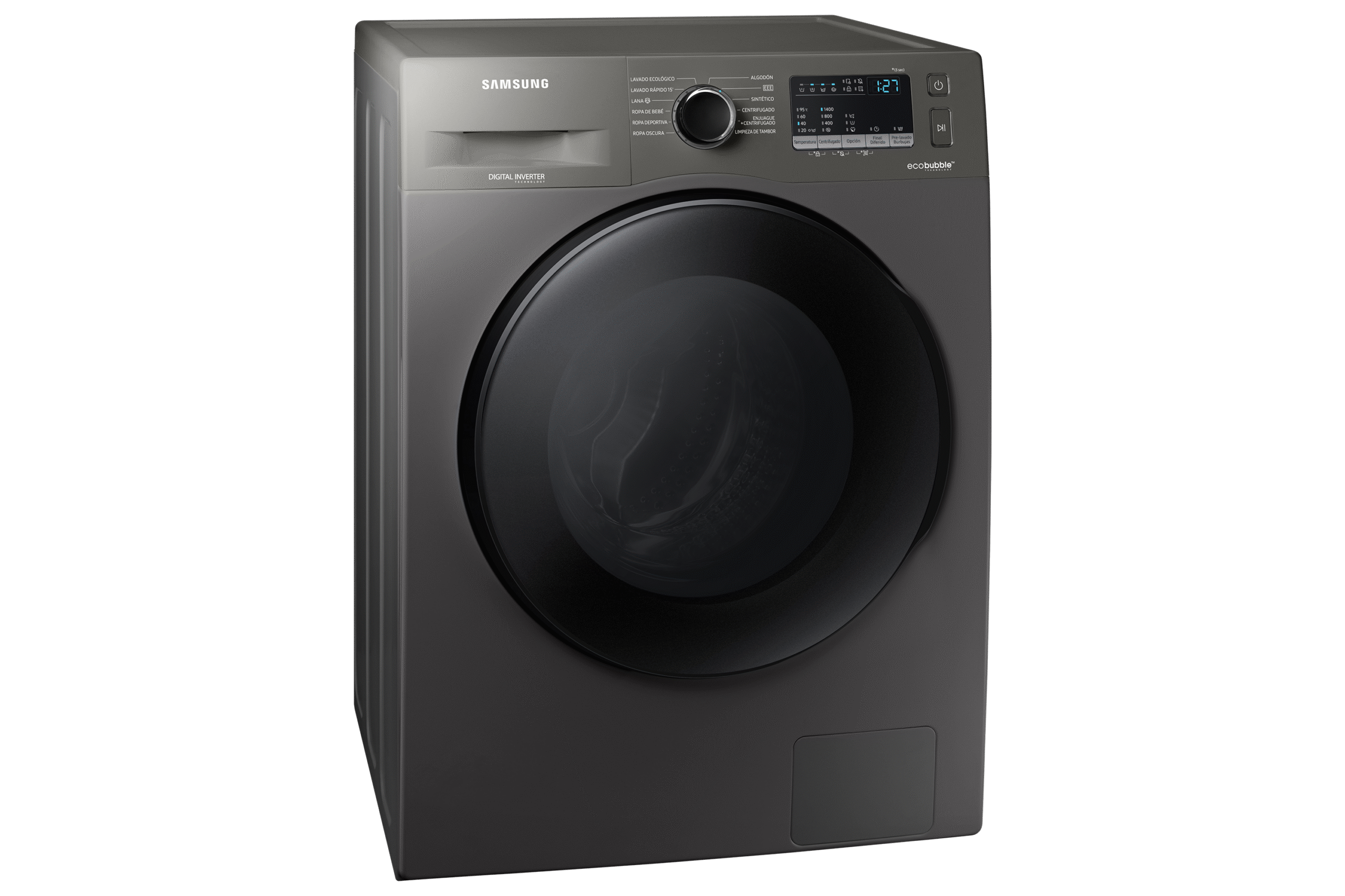 Lavarropas Carga Frontal Samsung WW95AA 9.5kg Digital Inverter Silver - Imagen 2