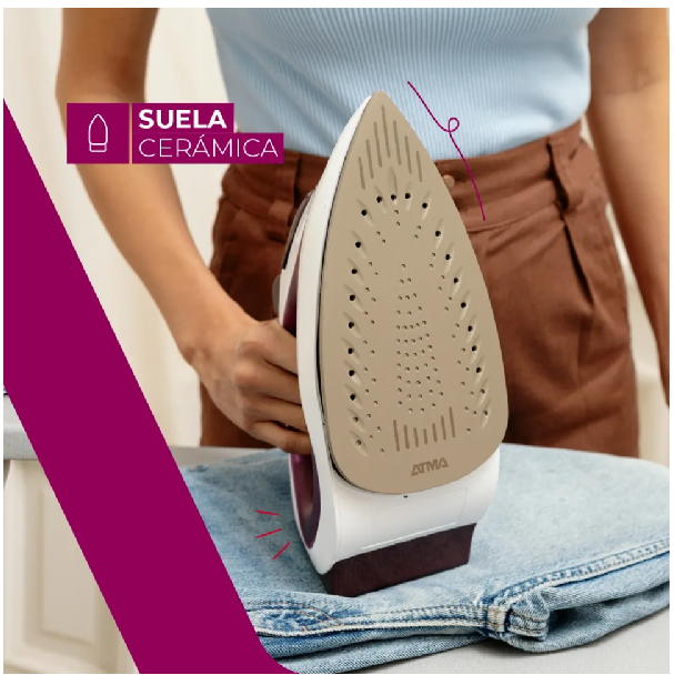 Plancha a vapor Atma PAV1217PI 1800W - Imagen 2