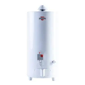Termotanque a Gas Sherman 80 Lts Carga Superior Pie Blanco