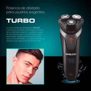 AFEITADORA ELECTRICA PHILCO AE5305PP - Imagen 10