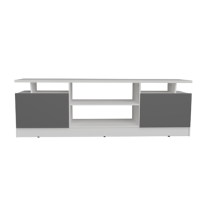 Rack de TV Orlandi Premium Grafito/Blanco 1623