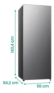 Freezer Vertical Hisense 166LTRS RS-20DCS Plata - Imagen 4