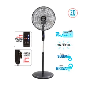 Ventilador de Pie Liliana VVPD20R 20" Orbital Cool Breeze Repeler