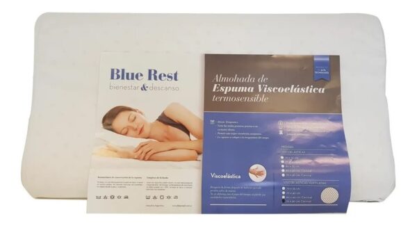 Almohada VIscoelástica Blue Rest ventilada 70x40