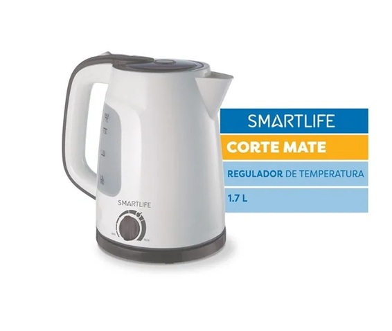 Pava Eléctrica Smartlife SL-EK1714 Corte Mate Blanca