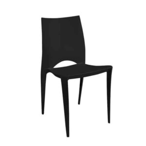 Silla Unican Napoli Polipropileno Color Negro