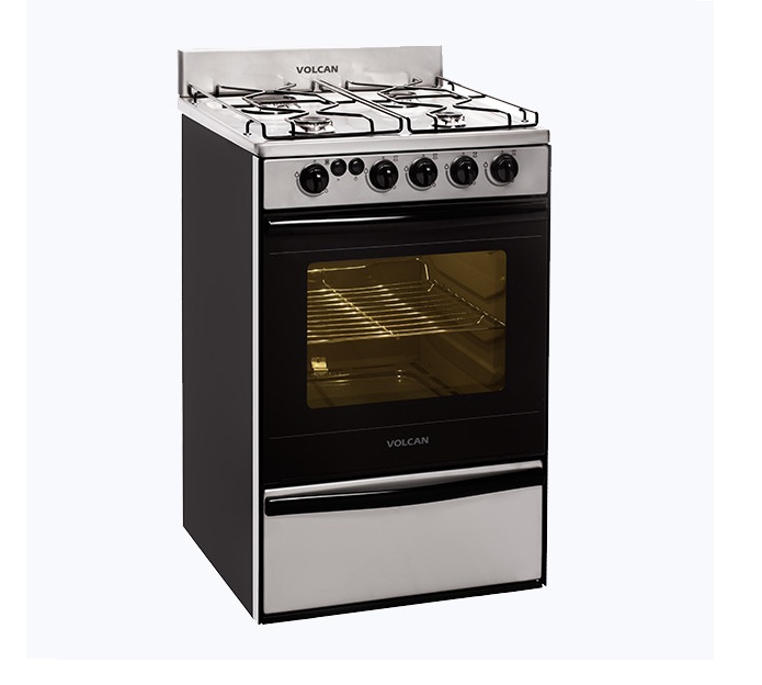 Cocina Volcán 87673V Acero Inoxidable 55 cm