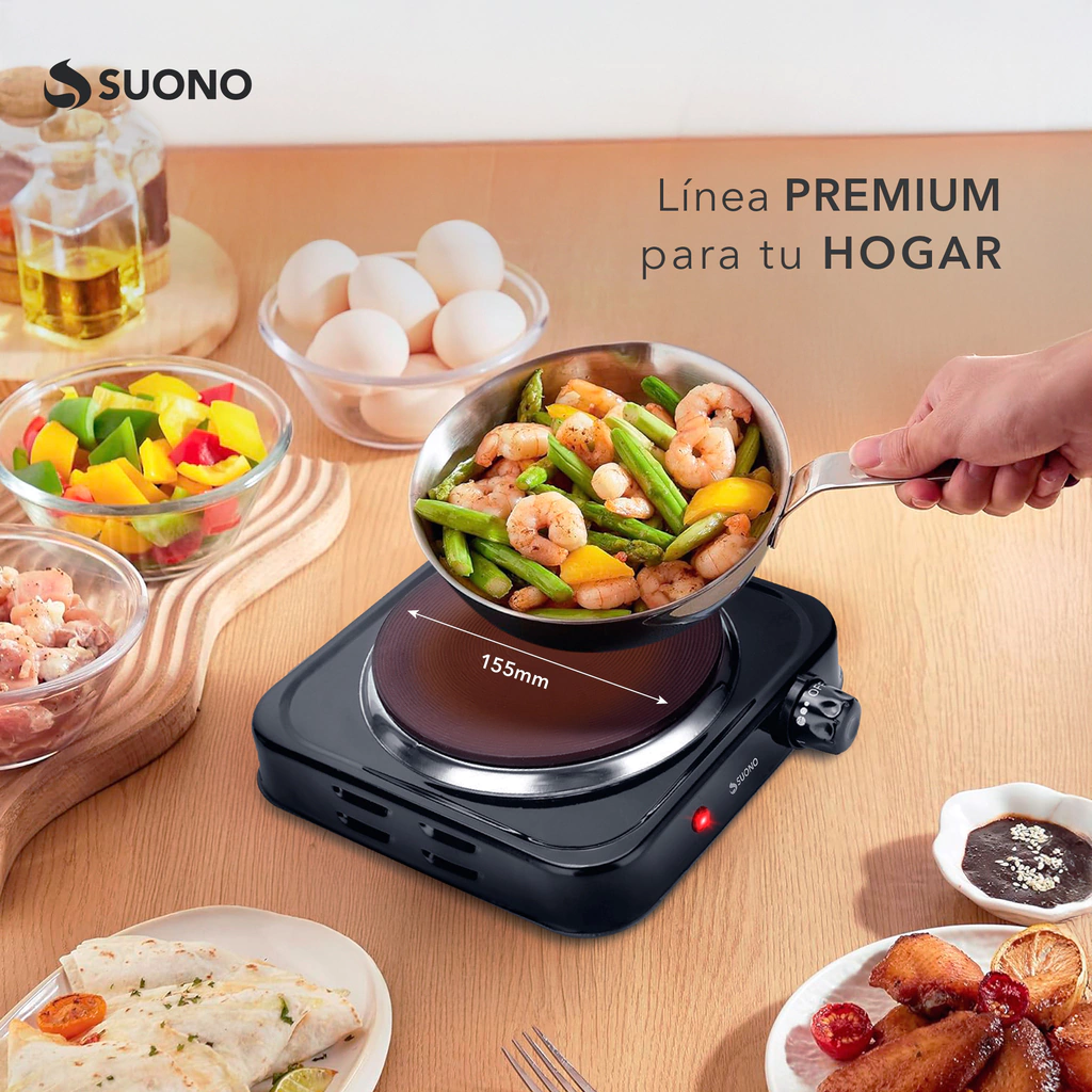 Anafé Eléctrico Suono 1 Hornalla - Imagen 5