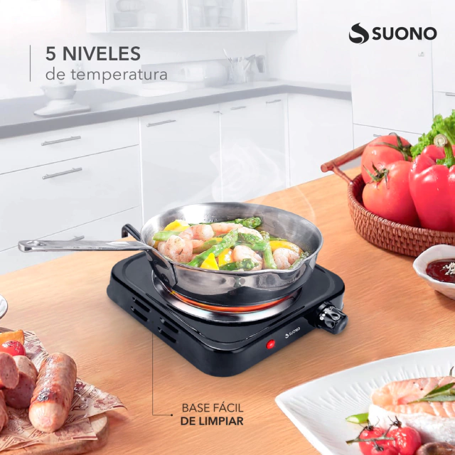 Anafé Eléctrico Suono 1 Hornalla - Imagen 3