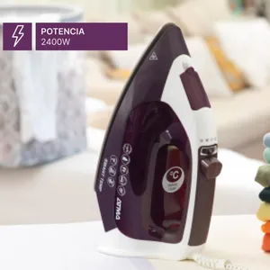 Plancha a Vapor ATMA PAV2417 Smart Cerámica 2400 W - Imagen 2