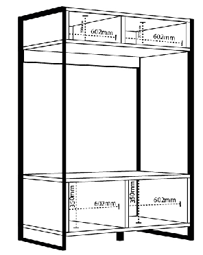 Modular para Tv 50" steel Delos Roble Nebraska Natural DSTO6RNN - Imagen 3