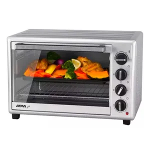 Horno Eléctrico Atma 90L HG9022P Gris Plata