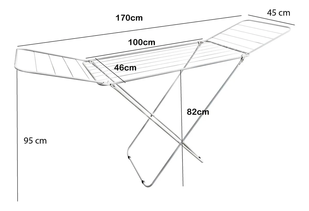 Tender Reforzado con Alas Color Blanco Plegable Elite - Imagen 2