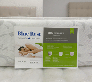 Almohada Blue Rest viscoelástica Premium ventilada 90x35