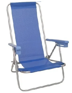 Reposera playera 6 posiciones Descansar 50008