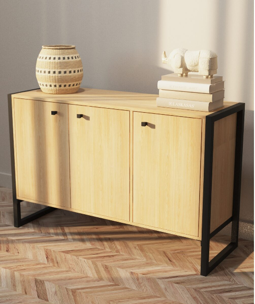 Mueble Vajillero delos 3 puertas Roble natural DST11RNN - Imagen 2