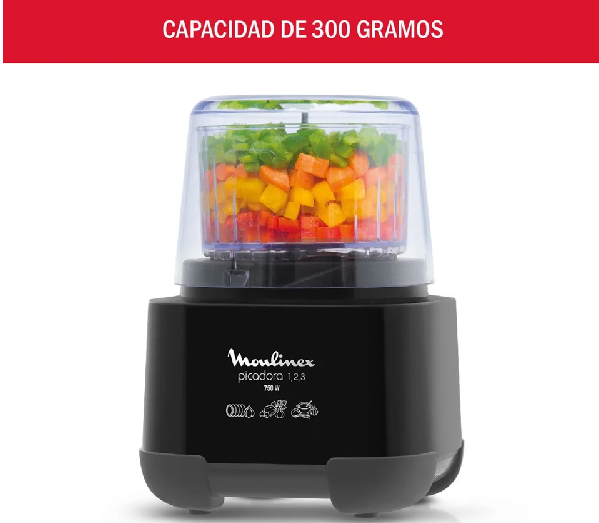 Picadora Moulinex 123 Negra - Imagen 2