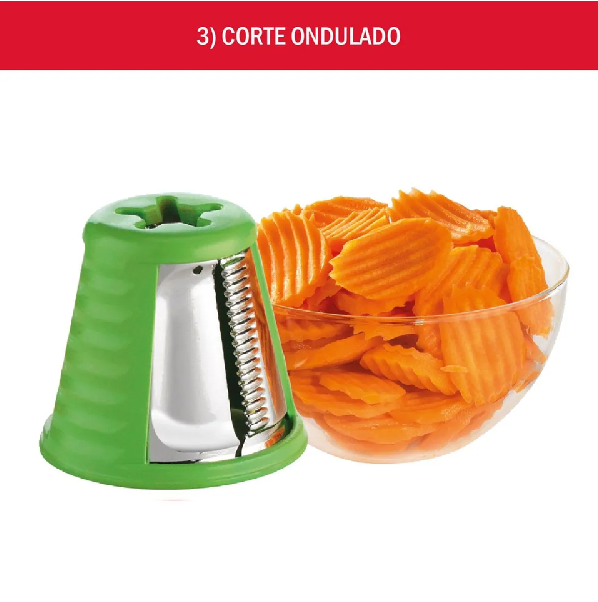 Multirallador Moulinex Fresh Express Rojo, 5 Funciones - Imagen 6