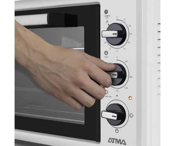 Horno Eléctrico Atma 45L Grill HGAW4523PI Blanco - Imagen 7