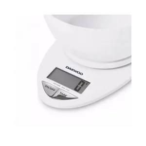 Balanza de Cocina Digital Daewoo KS7150B con Bowl 3kg Blanca - Imagen 3