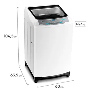 Lavarropas automático Electrolux 10kg ELAC310S Premium Care Blanco - Imagen 3