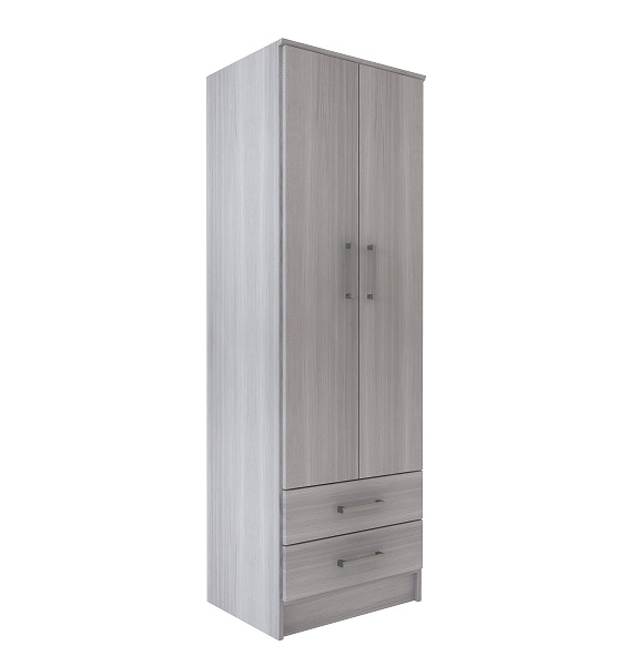 Placard Orlandi Bahía 60cm 2 Puertas 2 Cajones Jacaranda 3544