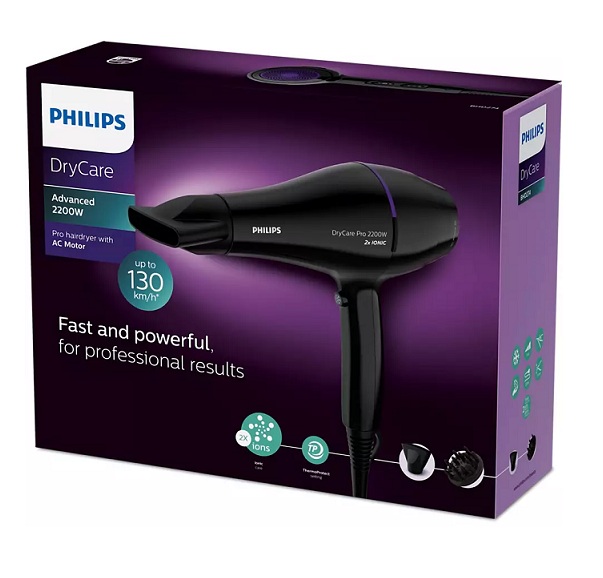 Secador de Pelo Philips BHD274 2200W con Difusor