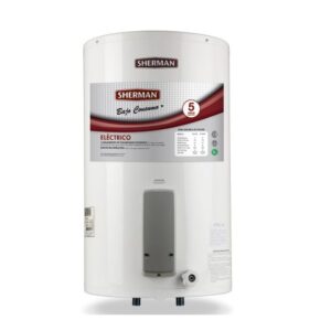 Termotanque a Gas Sherman 50 Lts Carga Superior Pie Blanco
